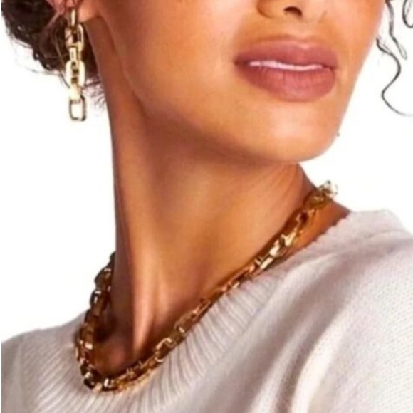 Eddie Borgo Supra Link Necklace -17 Inch Length. - Picture 4 of 11